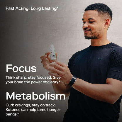 Ketone-IQ Ketone Energy Shots - 100mg Green Tea Caffeine, 5g Exogenous Ketones, and B Vitamins - 24 On The Go Caffeine Shots - Fast Acting Energy Drink (Green Apple) - Maple Wellness Supplements
