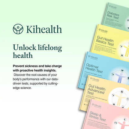 KiHealth – Gut Health Basics Test – at-Home Stool Test for Digestion, Inflammation, and Microbiome Balance – at-Home Kit - Maple Wellness Supplements
