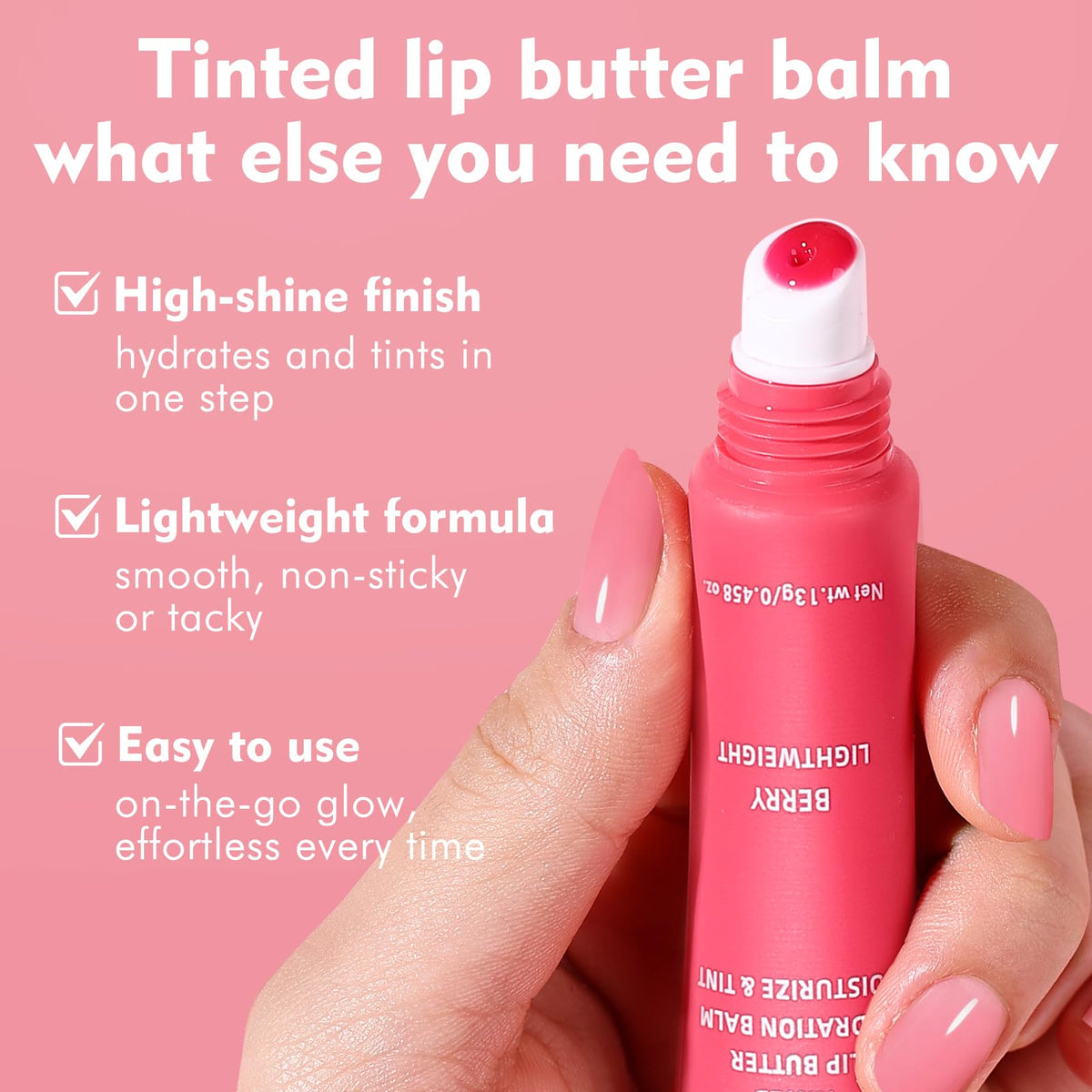 KIMUSE 6 Pcs Tinted Lip Butter Hydration Balm Set, 6 Flavored Shades Hydrating Plumping Gloss with Hyaluronic Acid & Vitamin E, Sheer Tint, Non-Sticky | Vegan Lip Care Makeup for Dry Lips & Daily - Maple Wellness Supplements