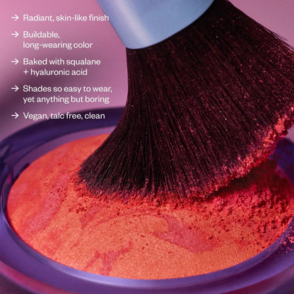Kosas Blush is Life –Talc-Free Dimensional Blush Baked with Squalane & Hyaluronic Acid – Long Wear, Safe for Sensitive Skin - Swoon - Maple Wellness Supplements