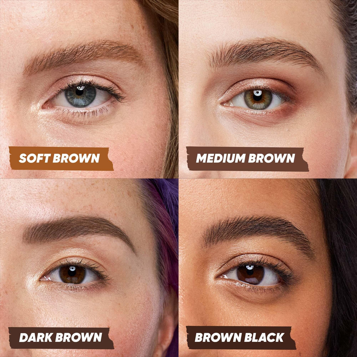 Kosas Brow Pop Nano Eyebrow Pencil – Ultra-Fine 1mm Micro Brow Pencil with Spoolie, Medium Brown - Maple Wellness Supplements