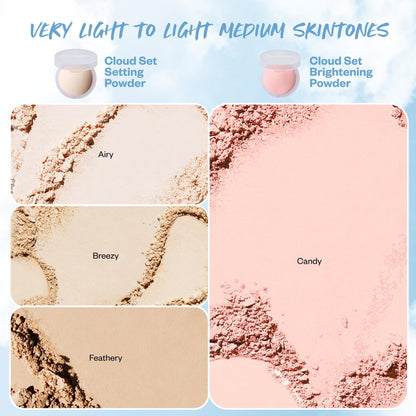 Kosas Cloud Set Baked Setting Powder, Face Powder Makeup for Shine Control, Soft Natural Finish, Clean Beauty Formula, Feathery, Sheer Light Medium - Maple Wellness Supplements