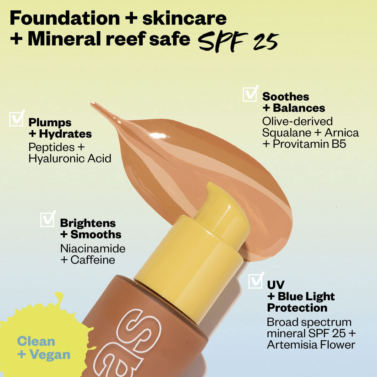 Kosas Revealer Liquid Foundation SPF 25 – Medium Buildable Coverage, Hydrating Natural Glow Finish, Medium Neutral 220 - Maple Wellness Supplements