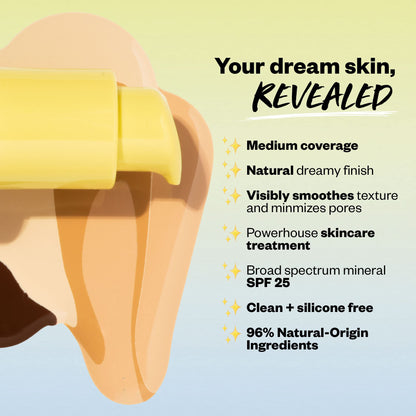 Kosas Revealer Liquid Foundation SPF 25 – Medium Buildable Coverage, Hydrating Natural Glow Finish, Medium Neutral 220 - Maple Wellness Supplements