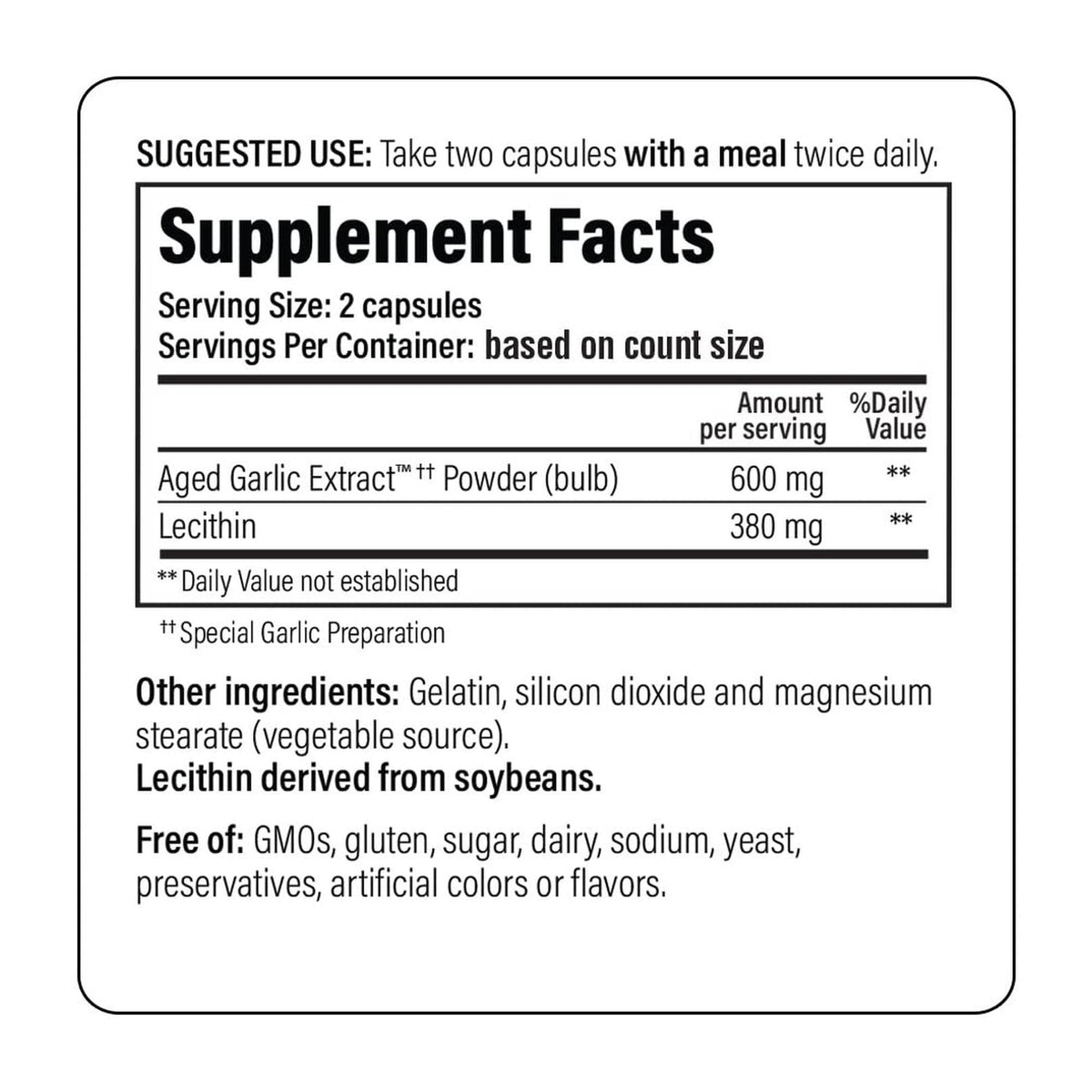 Kyolic Aged Garlic Extract Formula 104, Cholesterol Health*, 300 Capsules - Maple Wellness Supplements