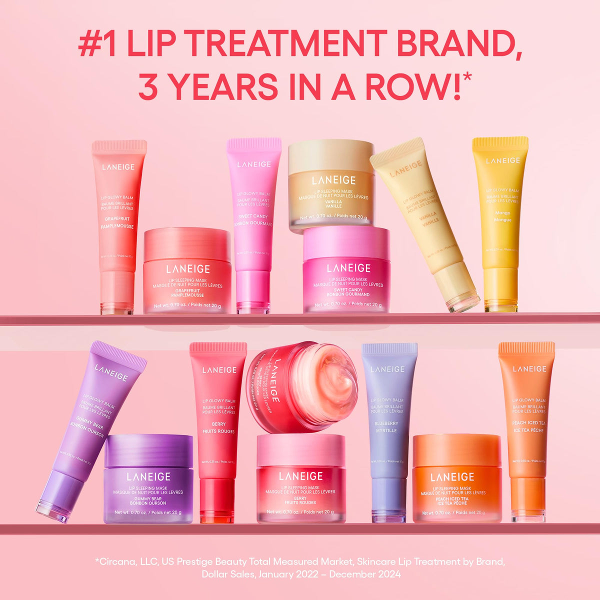 LANEIGE Lip Sleeping Mask, Berry: Nourishing Overnight Lip Treatment with Vitamin C, Shea & Murumuru Butter - Maple Wellness Supplements
