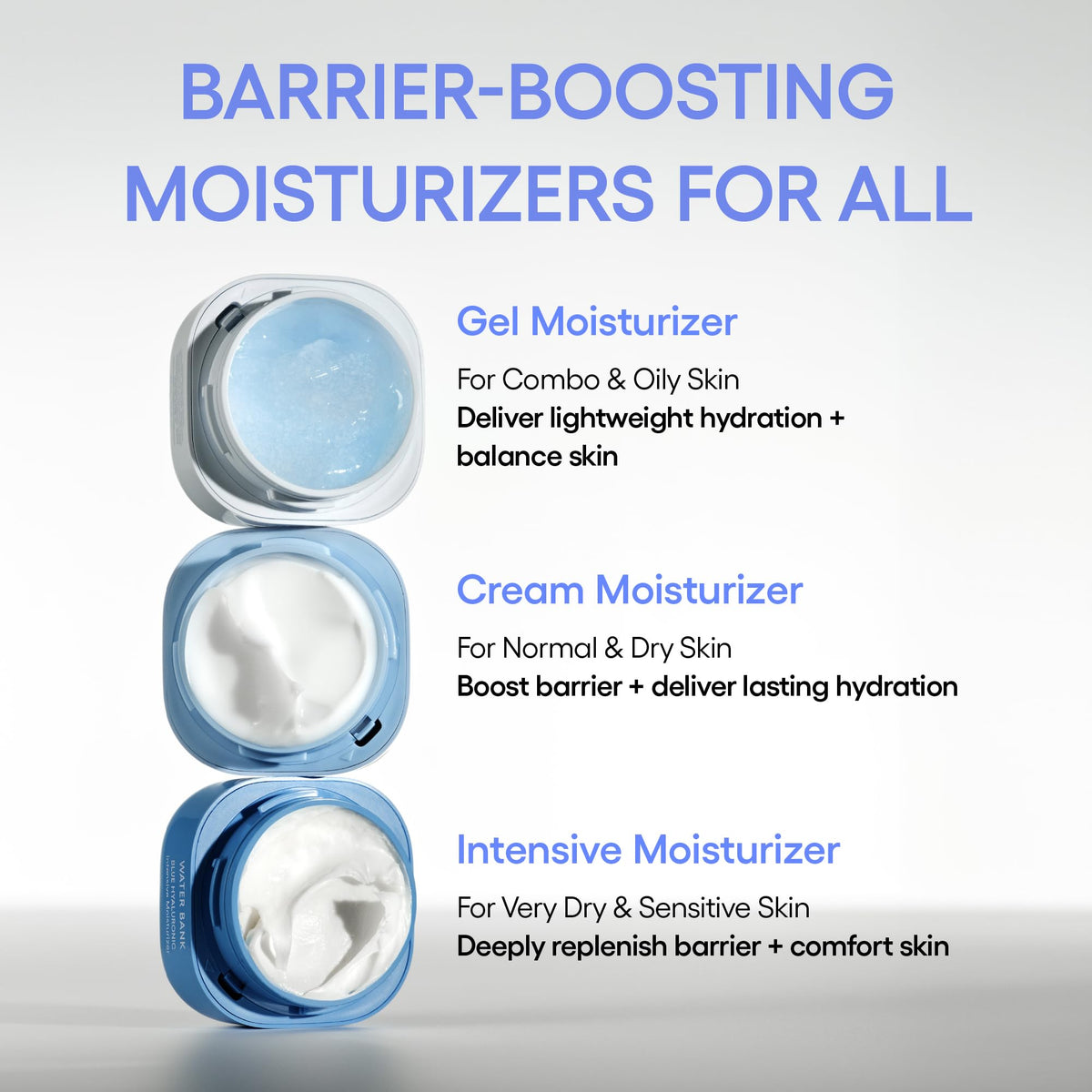LANEIGE Water Bank Blue Hyaluronic Cream Moisturizer: Hydrating Korean Face Cream with Squalane & Ceramide - Maple Wellness Supplements
