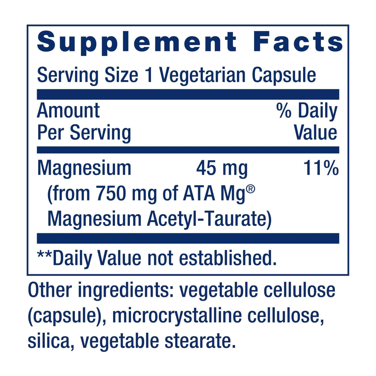 Life Extension Calm-Mag, Magnesium Acetyl taurinate, Daily Stress Management Formula, Supports Calmness and Relaxation, Gluten-Free, Non-GMO, Vegetarian, 30 Capsules - Maple Wellness Supplements