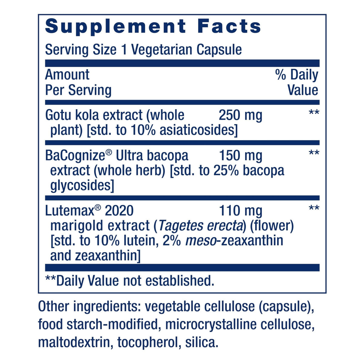 Life Extension Quick Brain Nootropic, Fast Thinking, Learning, Concentration, Lutein, zeaxanthin, gotu kola, bacopa, Gluten Free, Non-GMO, Vegetarian, 1 Daily, 30 Capsules, (Pack of 2) - Maple Wellness Supplements