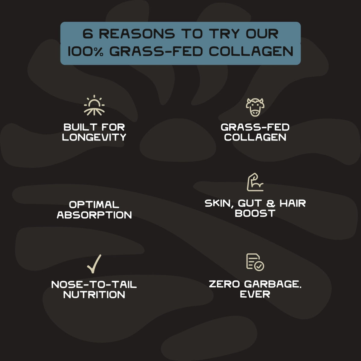 Lineage Provisions 100% Grass Fed Collagen Powder UNFLAVORED – Hydrolyzed Bovine Collagen Peptides with Trachea, Scapula, Eggshell Membrane – Collagen Protein Powder with Vitamin C – 30 Servings - Maple Wellness Supplements
