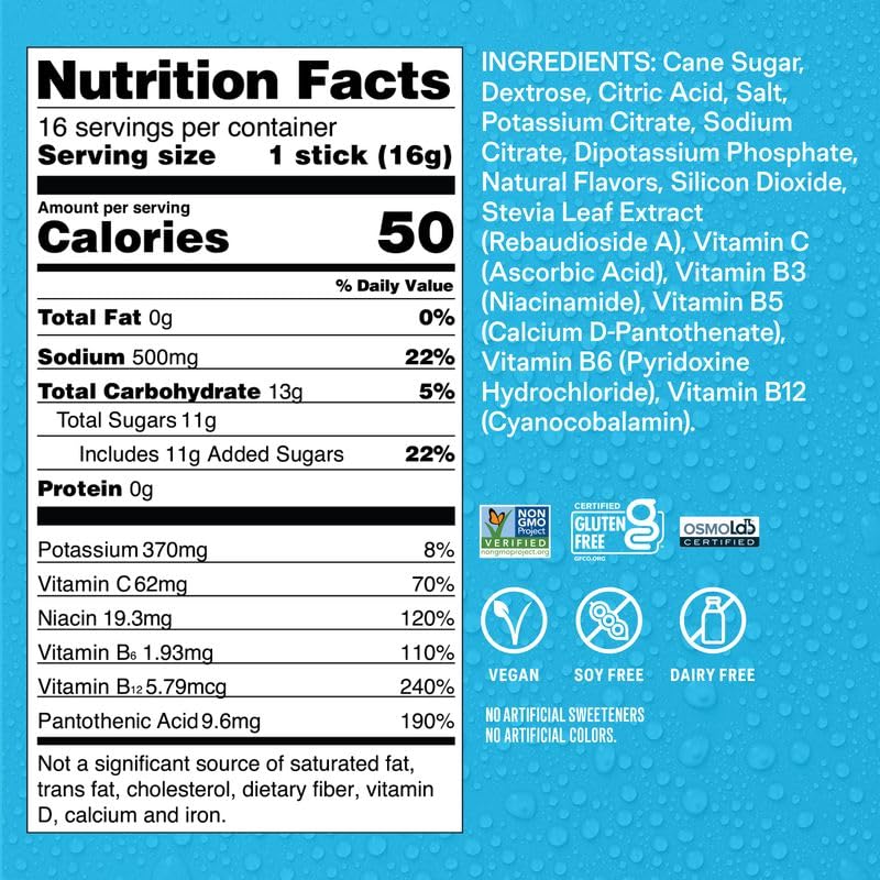 Liquid I.V.® Hydration Multiplier - Orange Vanilla Dream | Electrolyte Powder Drink Mix | 1 Pack (16 Servings) - Maple Wellness Supplements