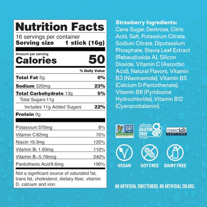Liquid I.V.® Hydration Multiplier - Strawberry | Electrolyte Powder Drink Mix | 3 Pack (48 Servings) - Maple Wellness Supplements