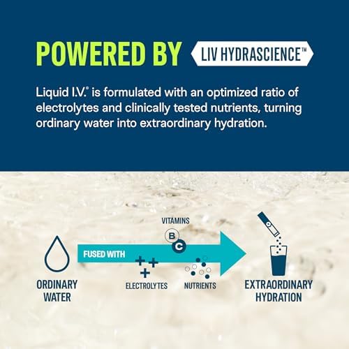 Liquid I.V.® Hydration Multiplier - Tropical Punch | Electrolyte Powder Drink Mix | 1 Pack (16 Servings) - Maple Wellness Supplements