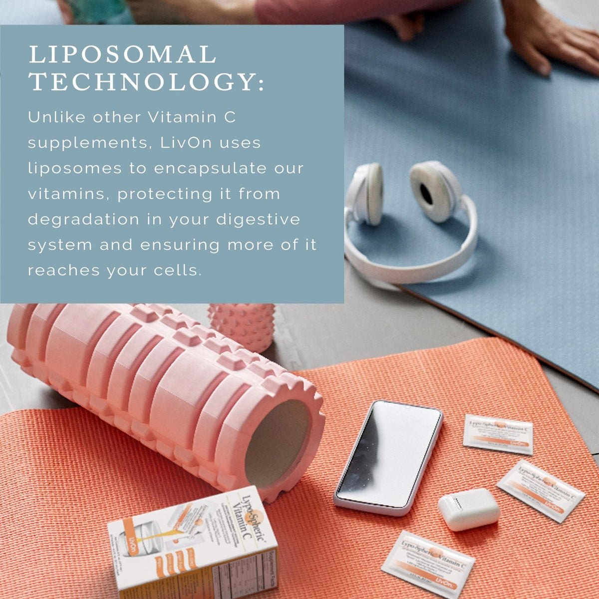 LivOn Laboratories Lypo–Spheric Vitamin C – 3 Cartons (90 Packets) – 1,000 mg Vitamin C & 1,000 mg Essential Phospholipids Per Packet – Liposome Encapsulated for Improved Absorption – 100% Non–GMO - Maple Wellness Supplements