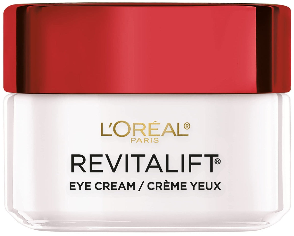 L'Oreal Paris Skincare Revitalift Anti-Wrinkle and Firming Eye Cream with Pro Retinol, Treatment to Reduce Dark Circles, Fragrance Free, 0.5 oz. - Maple Wellness Supplements