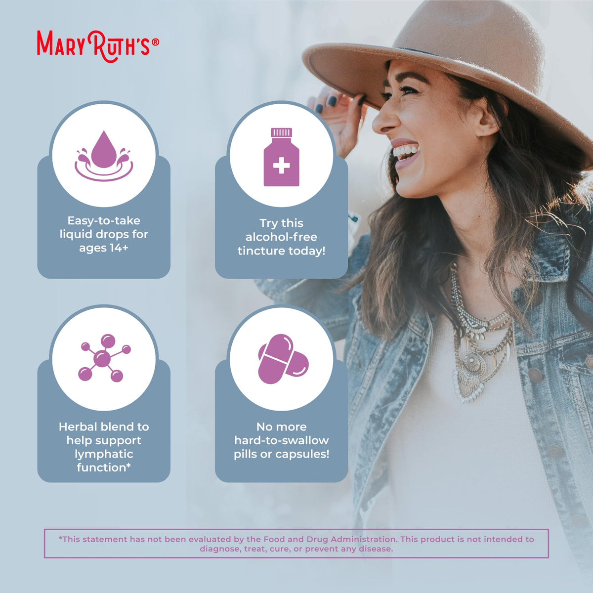 Lymphatic Support Drops by MaryRuth's | USDA Organic Lymphatic Cleanse Immune Support Supplement| Lymphatic Support with Echinacea & Elderberry | Blue Vervain | Vegan | Non-GMO | 30 Servings - Maple Wellness Supplements