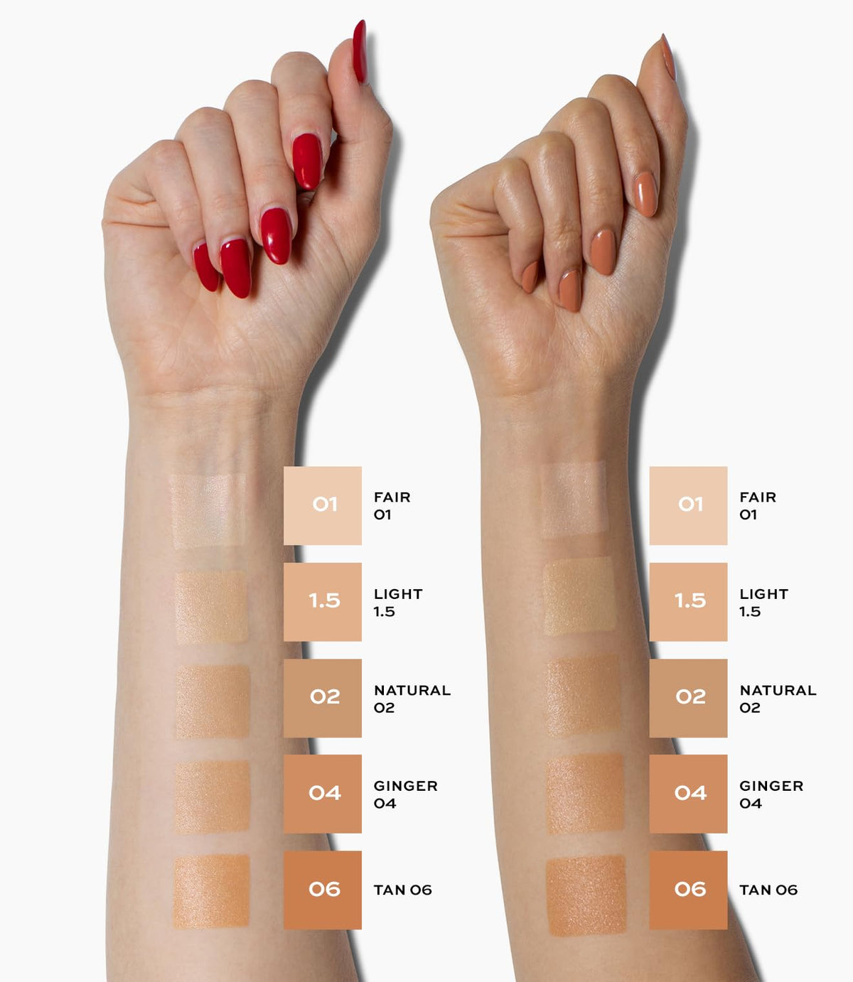 MAKE Beauty Diffusion Dew Skin Tint. Sheer to Medium Coverage Radiant Finish. Blurring, Smoothing, and Brightening for Glowing Complexion. Enhanced with Niacinamide and Adenosine. Tan 06 - Maple Wellness Supplements