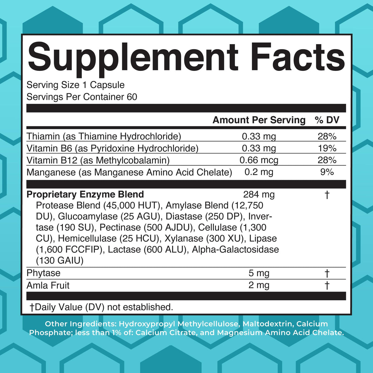 MaryRuth Organics Digestive Enzymes | Up to 2 Month Supply | Vegan Digestive Health Aid and Gut Health Enzyme Complex | Over 12 Enzymes | Vitamins B6 & B12 - Maple Wellness Supplements