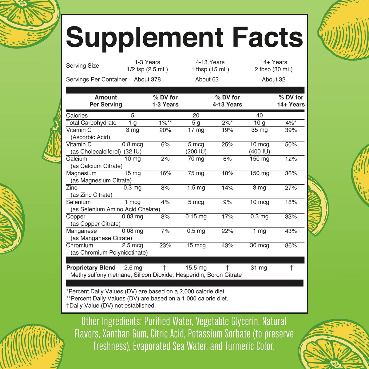 MaryRuth Organics Extra Strength Nighttime Liquid Multimineral | Sugar Free | Calm Magnesium Citrate | NO Melatonin | Calcium Magnesium Zinc | Muscle Relaxation | Lemonade Flavor | Vegan | 32 Serving - Maple Wellness Supplements