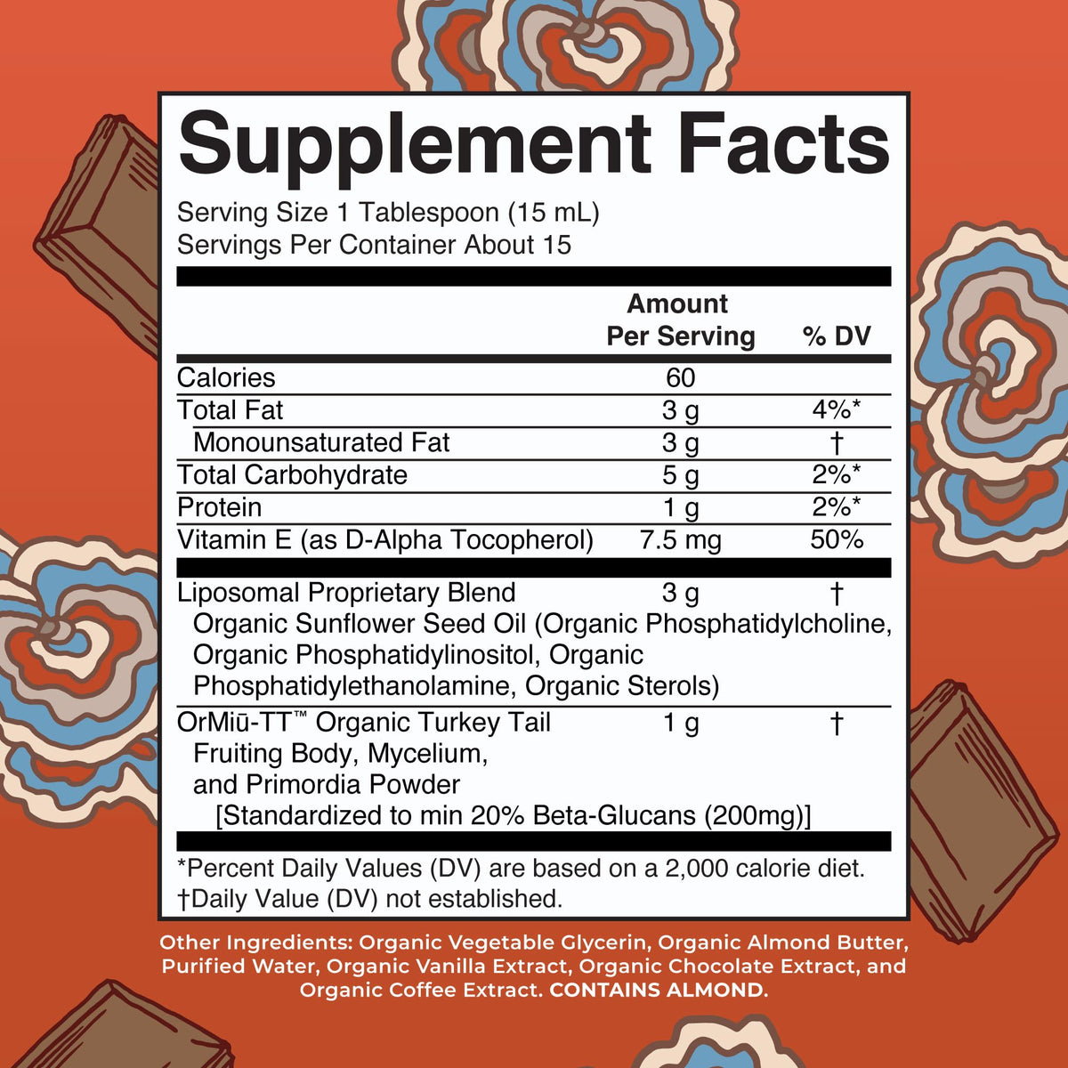MaryRuth Organics Turkey Tail Mushroom Supplement | Ultra Absorption Liposomal | Full Spectrum | 200mg Beta-Glucans Per Serving | Vegan | 7.6 oz | 15 Servings - Maple Wellness Supplements