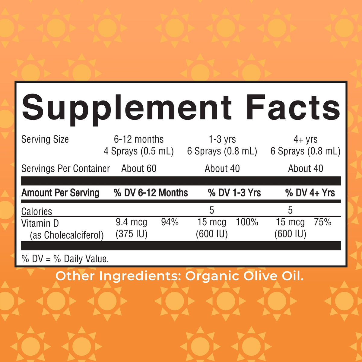 MaryRuth Organics Vitamin D USDA Organic | VIT D3 Liquid | Sugar Free | Liquid VIT D Spray Immune Support for Adults & Kids | Bone Health| Vegan | Gluten Free | Non-GMO | 30 Servings - Maple Wellness Supplements