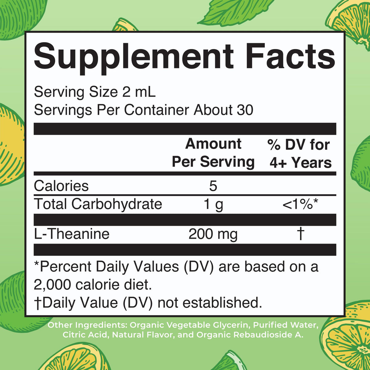 MaryRuth's L Theanine 200mg Liquid Drops | Mood Support for Adults & Kids | Focus Supplement | Natural Sleep Support | Vegan | Non-GMO | Gluten Free | 30 Servings - Maple Wellness Supplements