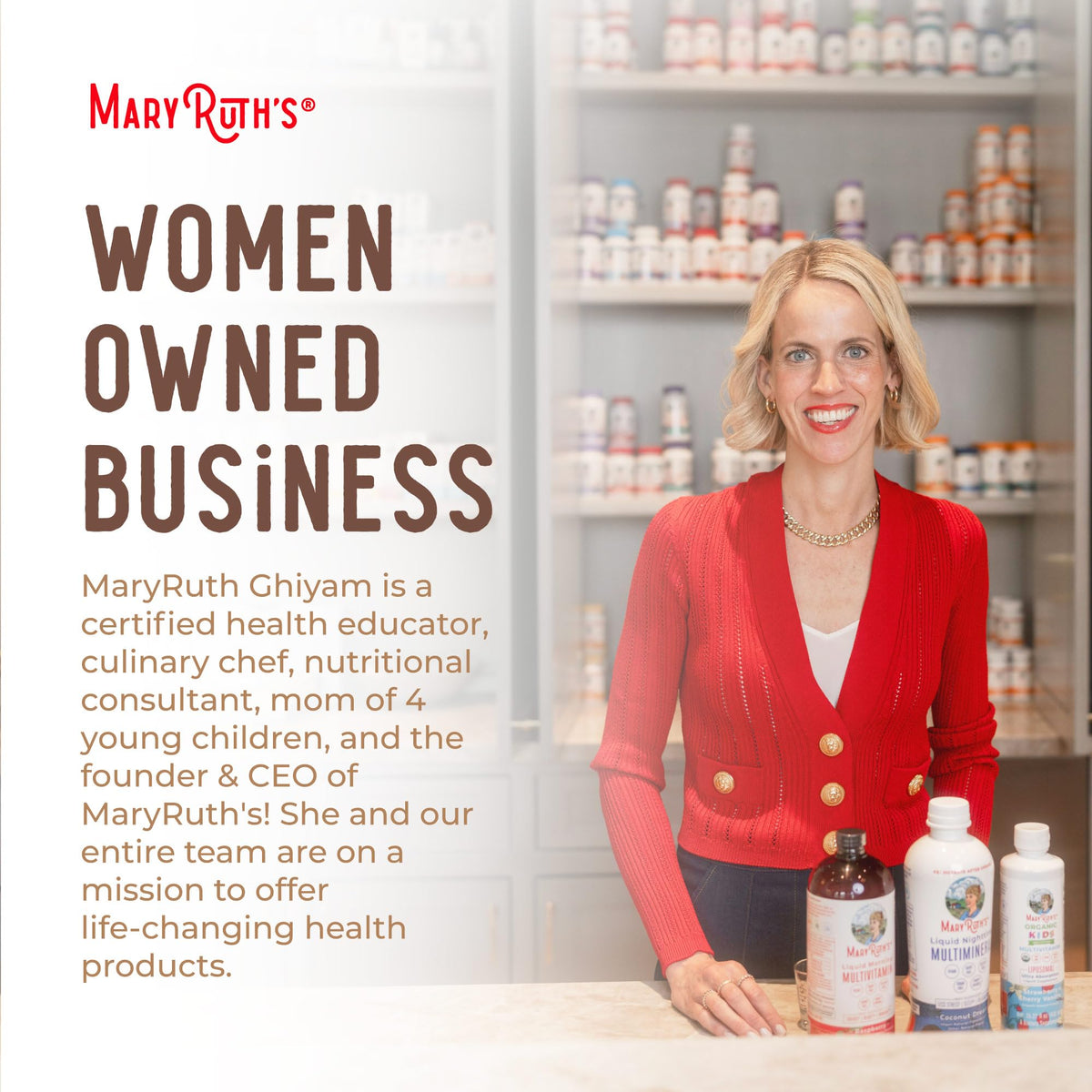 MaryRuth's Mushroom Complex | Lion's Mane | Turkey Tail | Reishi Mushroom | Shiitake Mushrooms | Alcohol Free | Mushroom Blend | Organic | Non-GMO | Vegan | 30 Servings - Maple Wellness Supplements