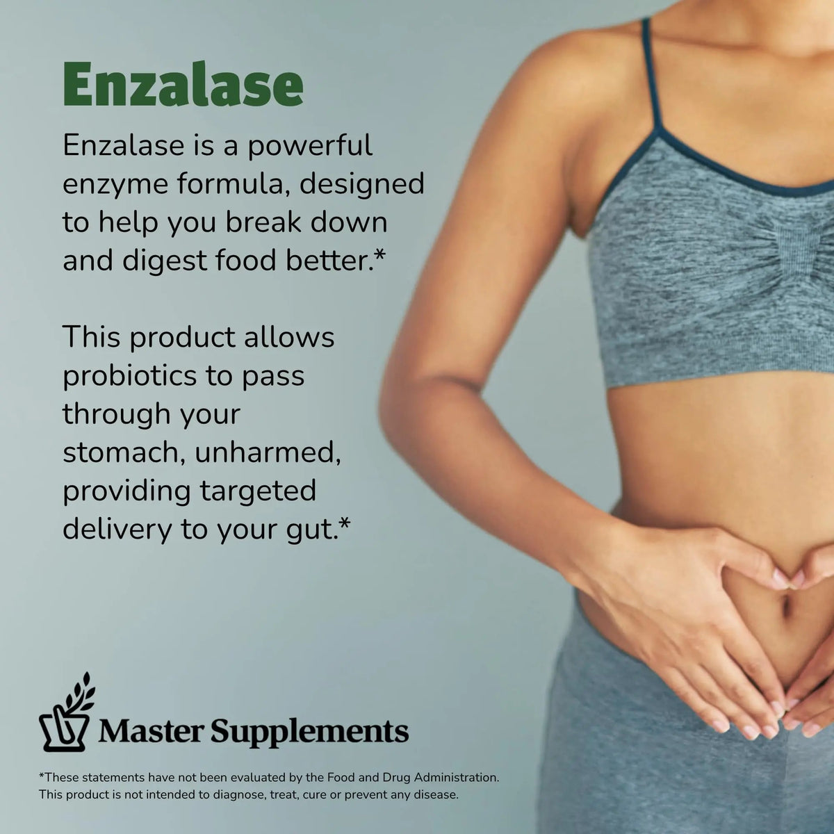 Master Supplements Enzalase - 50 Capsules, Pack of 3 - Probiotic Compatible Enzymes - Provides Digestive Boost + Gas & Bloating Relief - Gluten Free - 150 Total Servings - Maple Wellness Supplements