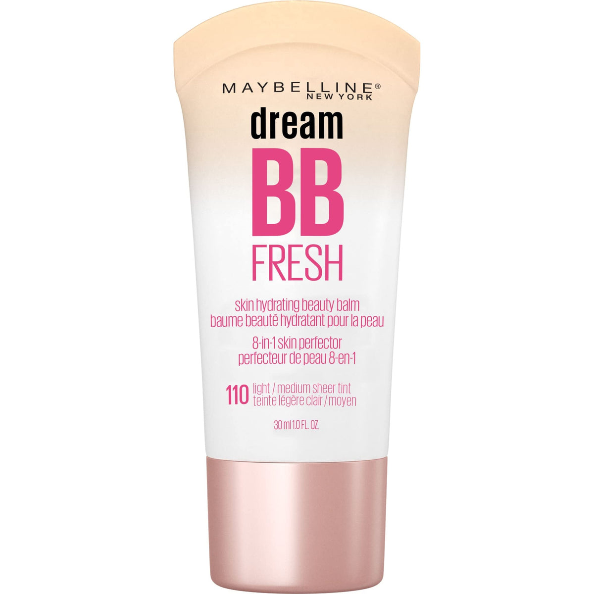 Maybelline Dream Fresh Skin Hydrating BB cream, 8-in-1 Skin Perfecting Beauty Balm with Broad Spectrum SPF 30 - Maple Wellness Supplements