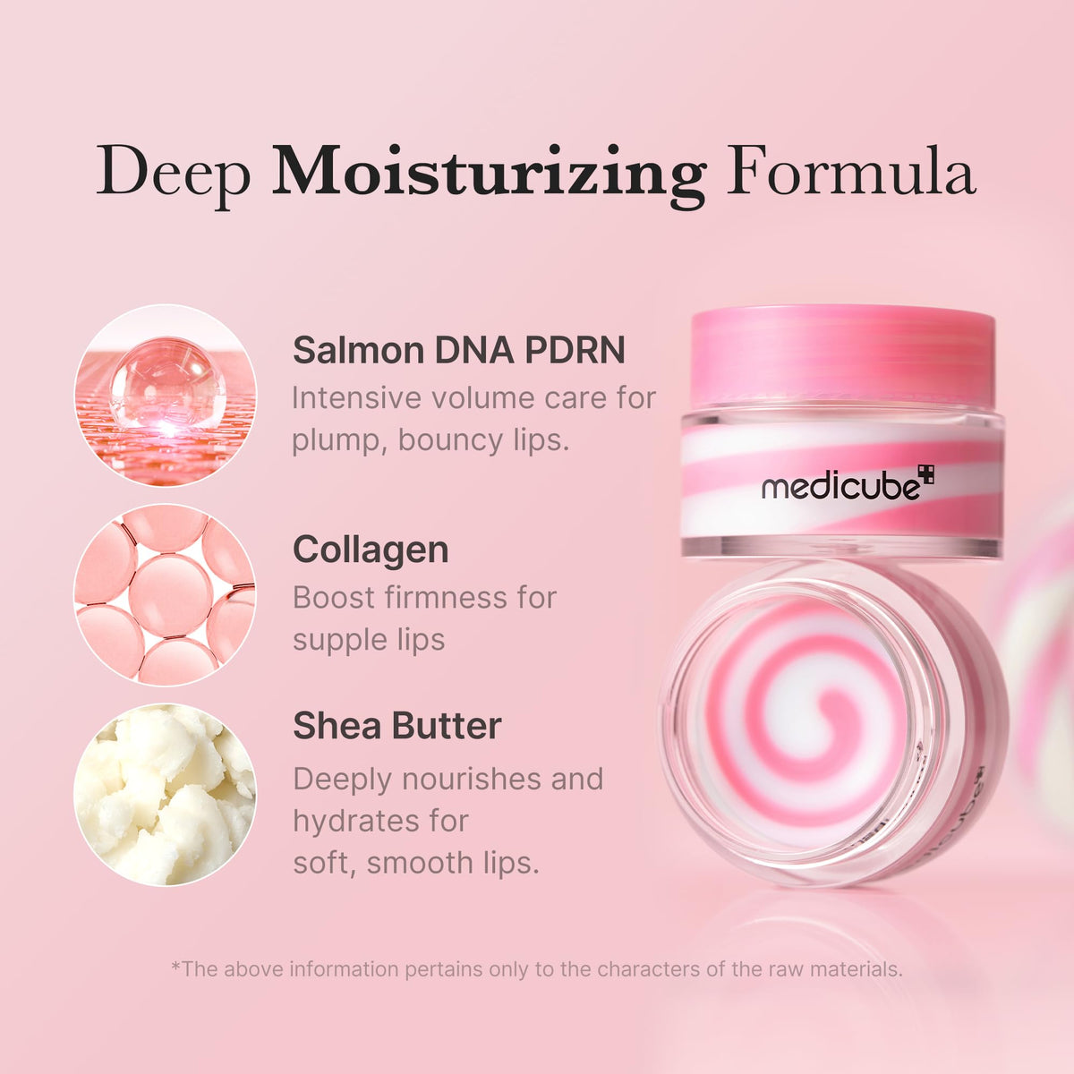 medicube PDRN lip sleeping mask glow balm | Salmon PDRN, Collagen, Shea Butter for Softer Lips - Maple Wellness Supplements