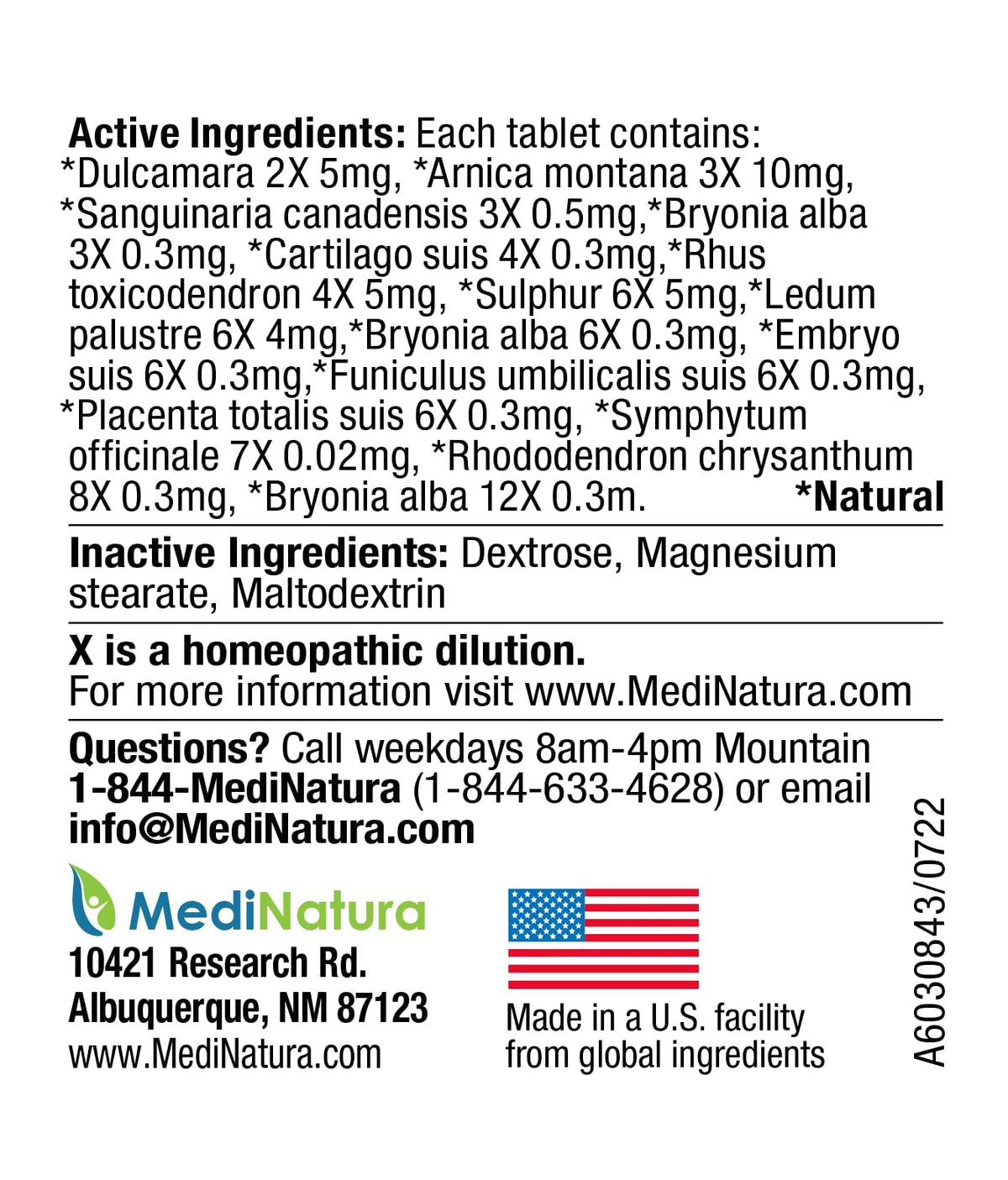 MediNatura Whole Body + Joints Bundle T-Relief Arnica +12 Natural Arthritis Pain Tablets 100ct + T-Relief Arnica +12 Natural Pain Relieving Tablets 100ct - Maple Wellness Supplements