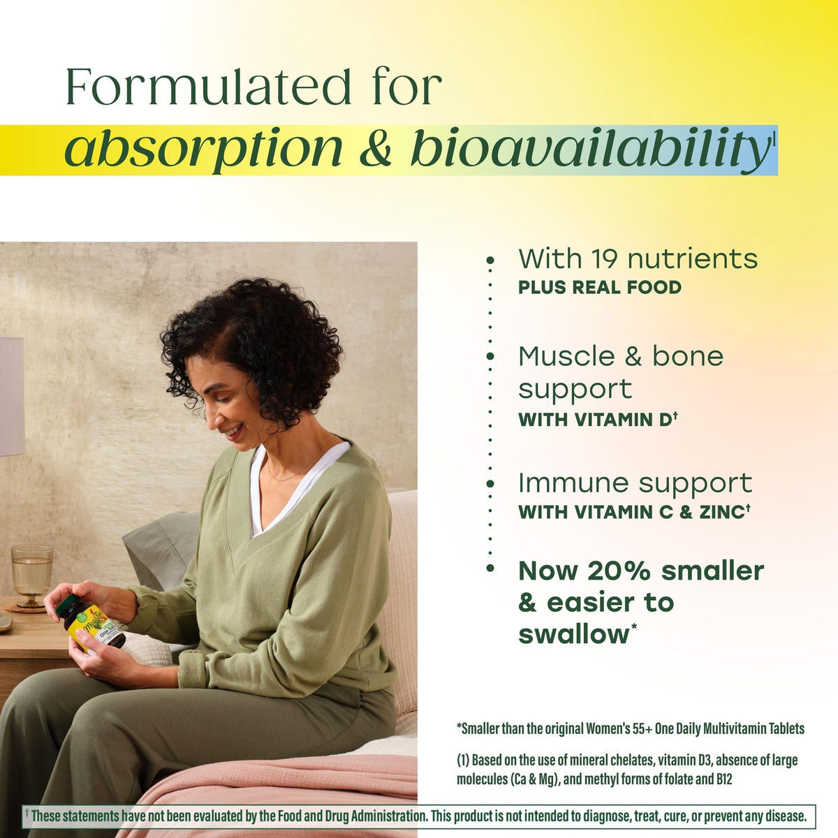 MegaFood, Women Over 55 One Daily, Supports Optimal Health and Wellbeing, Multivitamin and Mineral Dietary Supplement - Maple Wellness Supplements