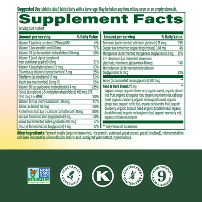 MegaFood Womens Multivitamin One Daily - Multivitamin for Women - Vitamin C, Vitamin D, Iron & B Vitamins - Bone, Energy Metabolism & Immune Support - Maple Wellness Supplements