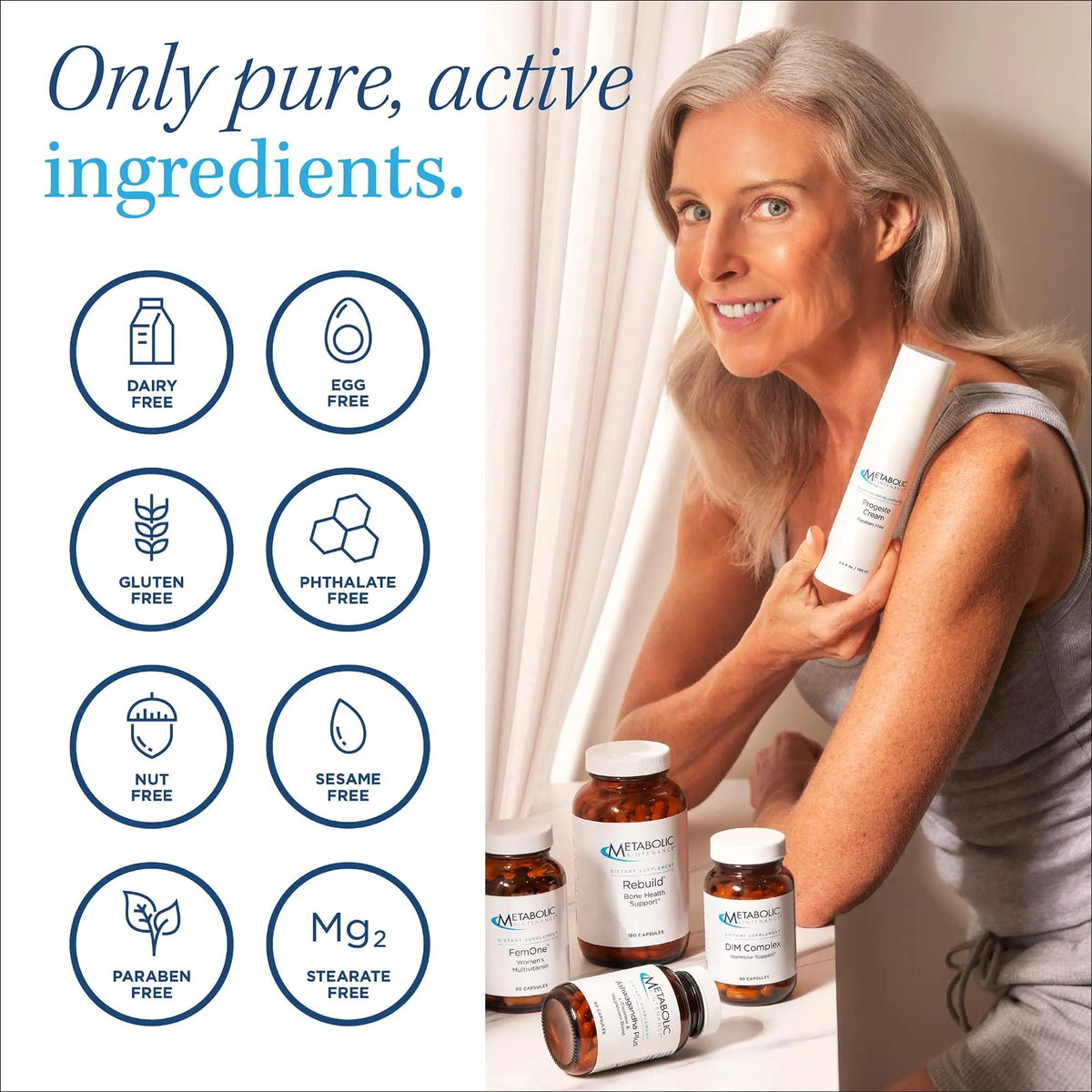 Metabolic Maintenance FemOne - Women's Multivitamin with Bioavailable Iron, Active Folate, B12, Antioxidants, Vitamin D + Biotin - Maple Wellness Supplements