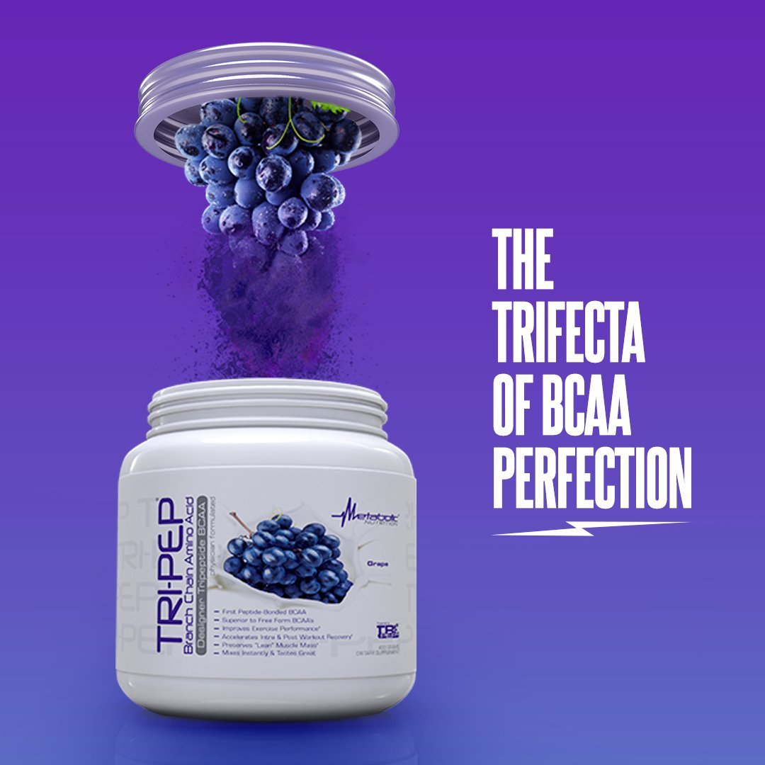 Metabolic Nutrition - TRIPEP - Tri-Peptide Branch Chain Amino Acid, BCAA Powder - Maple Wellness Supplements
