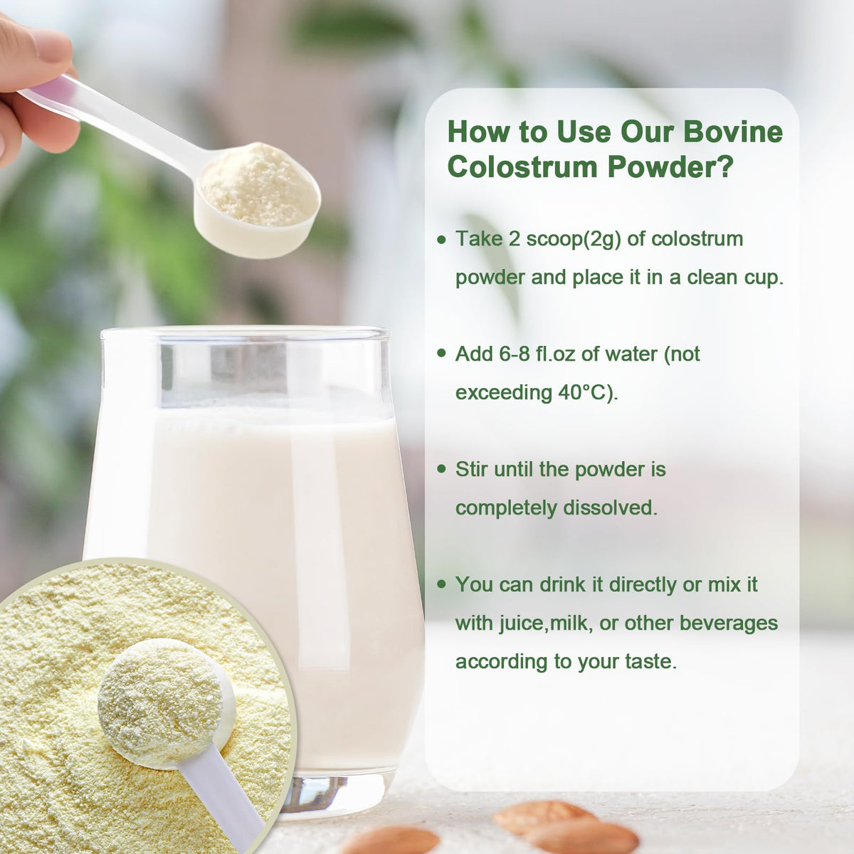 MICYDELAS Bovine Colostrum Supplement Powder 50% IgG Premium Bovine Colostrum for Gut Health Support, Immune Support, Muscle Recovery & Overall Wellness, Grass Fed, Non-GMO, Unflavored, 60 Servings - Maple Wellness Supplements