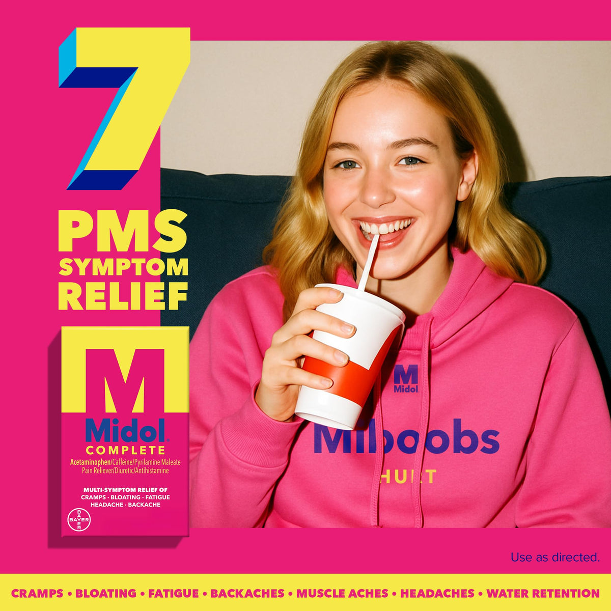Midol Complete Gelcaps 24ct: Midol Complete Menstrual Pain Relief Gelcaps with Acetaminophen for Menstrual Symptom, PMS Relief, and Period Cramp Relief - 24 Count - Maple Wellness Supplements