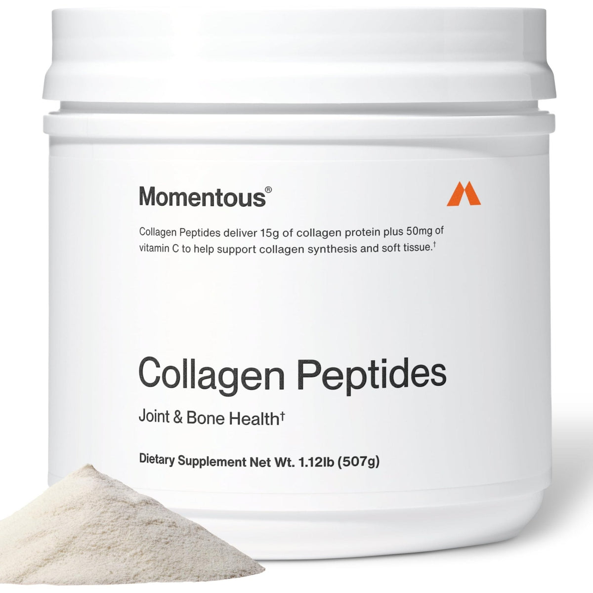 Momentous Grass-Fed Collagen Peptides Powder - Collagen Protein Powder with Fortigel & Vitamin C for Hair, Skin, Nails, & Joint Health Support - NSF Certified for Sport - Packaging May Vary - Maple Wellness Supplements
