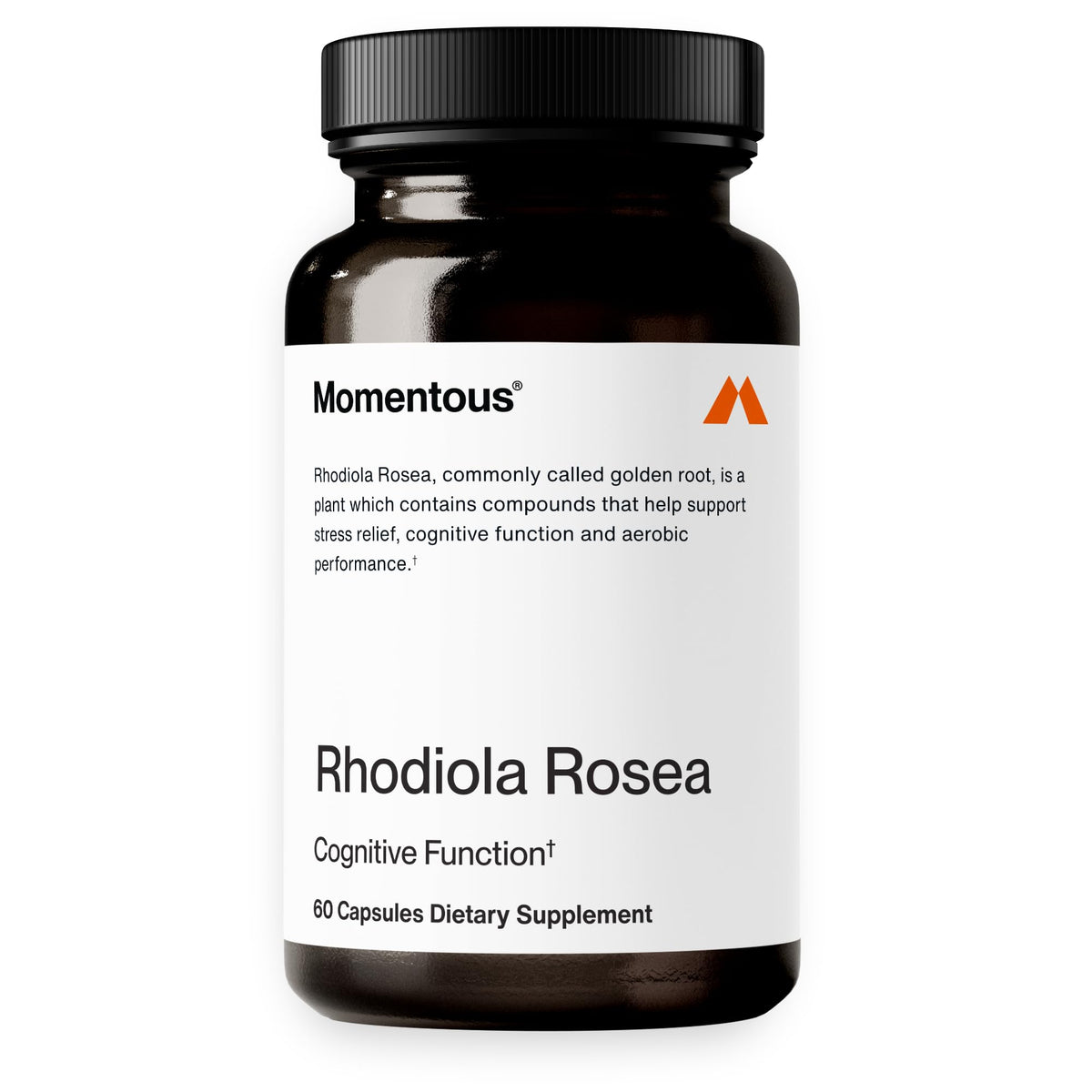 Momentous Rhodiola Rosea Supplement - Adaptogen Supplement for Cognition, Fatigue, & Stress Support - Rhodiola Rosea Root Extract - NSF Certified for Sport - Maple Wellness Supplements