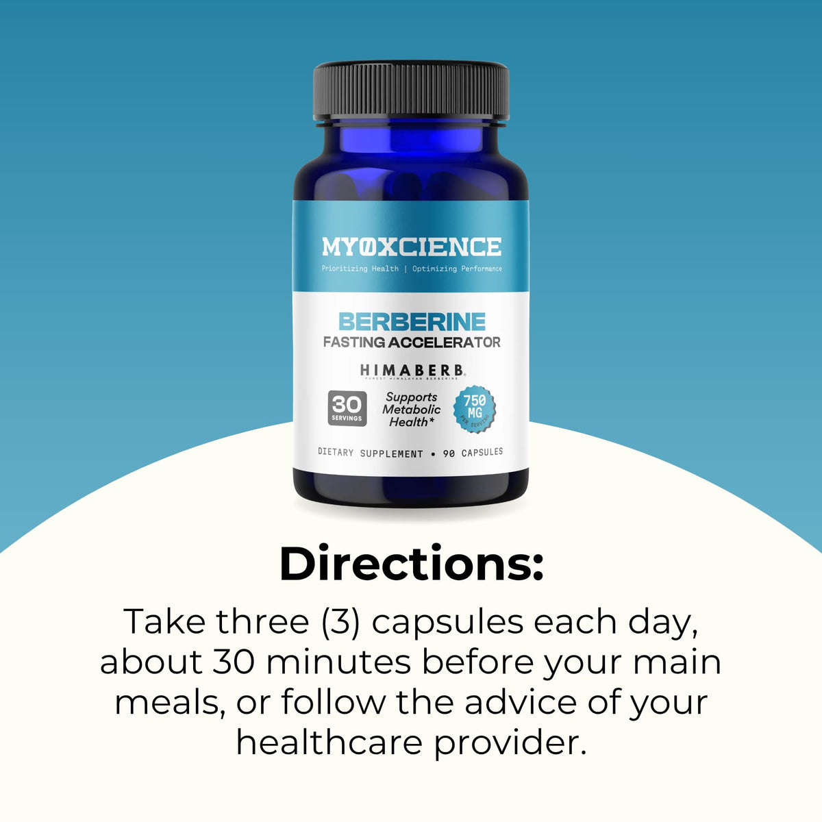 MYOXCIENCE Berberine Fasting Accelerator | Himaberb Berberine HCL with ALA (Alpha Lipoic Acid) and Biotin (90 Capsules) - Maple Wellness Supplements