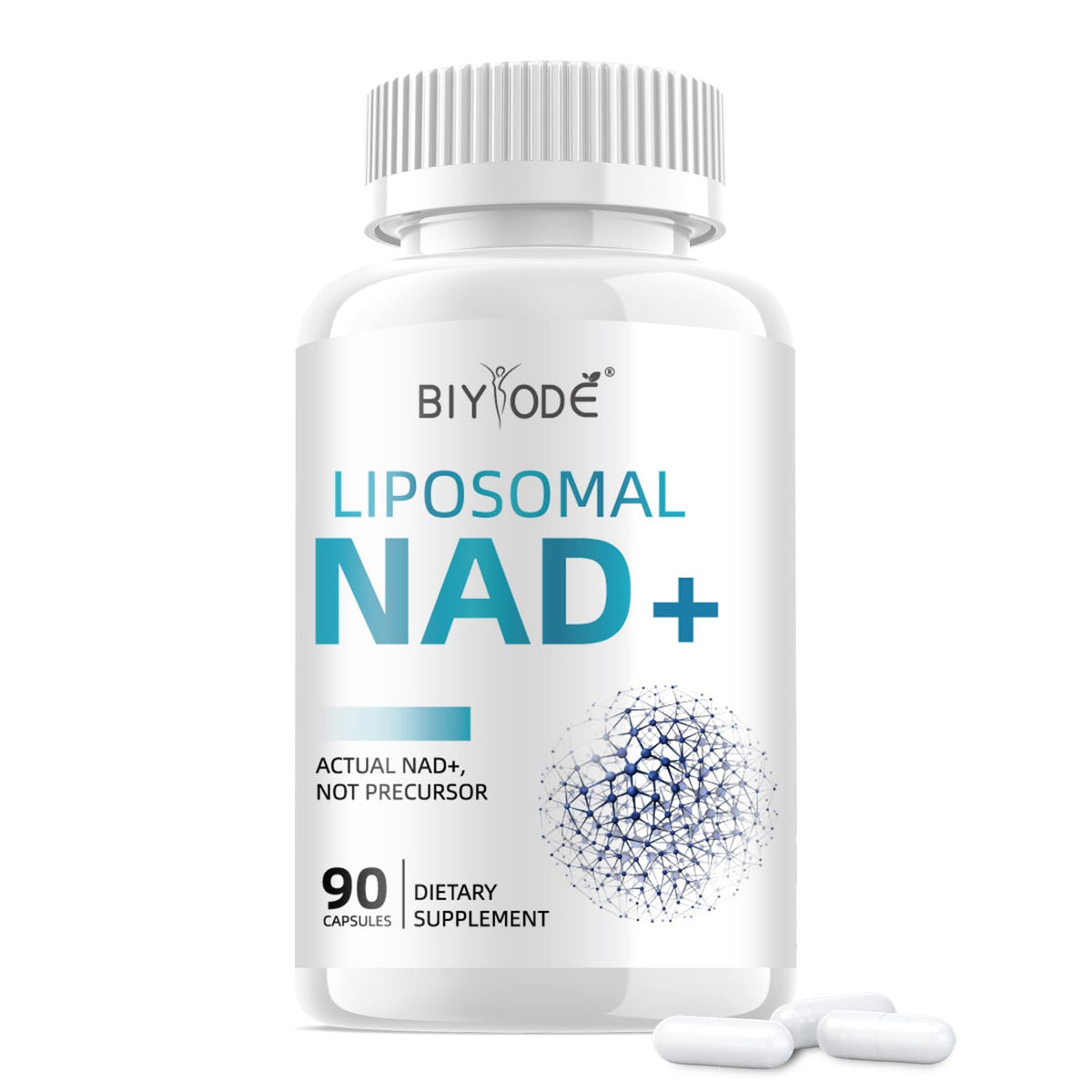 NAD Supplement with Liposomal Resveratrol – 900mg NAD Booster with Quercetin Phytosome for Energy, Focus & Healthy Aging – Cellular Support for Adults 30+ – 80 Capsules, 40-Day Supply - Maple Wellness Supplements