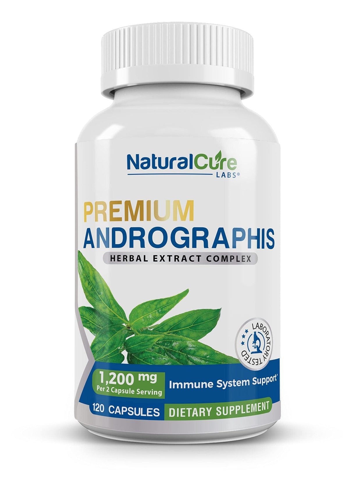 Natural Cure Labs Premium Andrographis Paniculata Extract 1,200mg – 100mg Standardized Andrographolides – Vegan Immune & Digestive Support Capsules – Non-GMO, Gluten-Free, Herbal Dietary Supplement - Maple Wellness Supplements