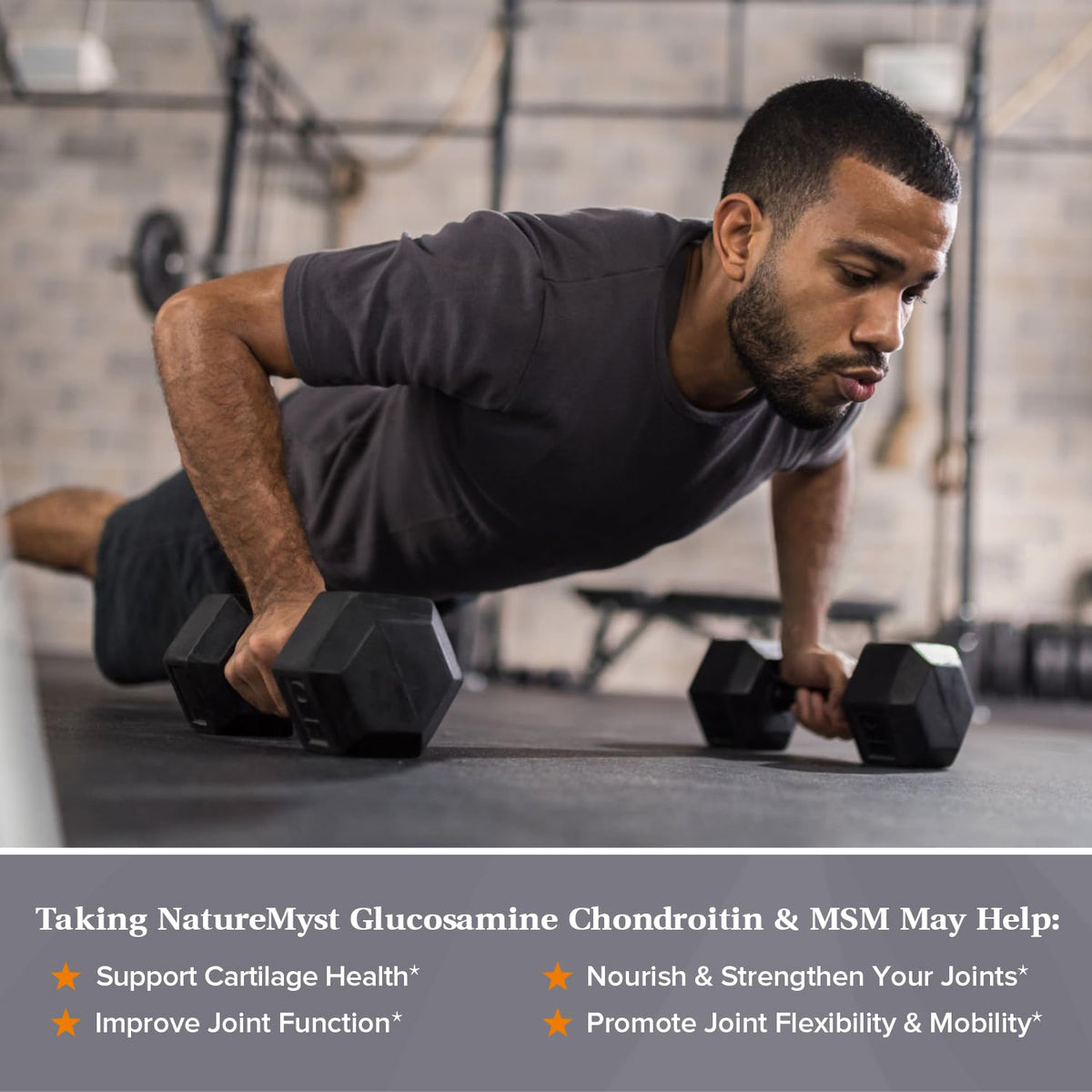 NatureMyst Glucosamine Chondroitin & MSM, Turmeric, Boswellia, Collagen, Hyaluronic - Maple Wellness Supplements