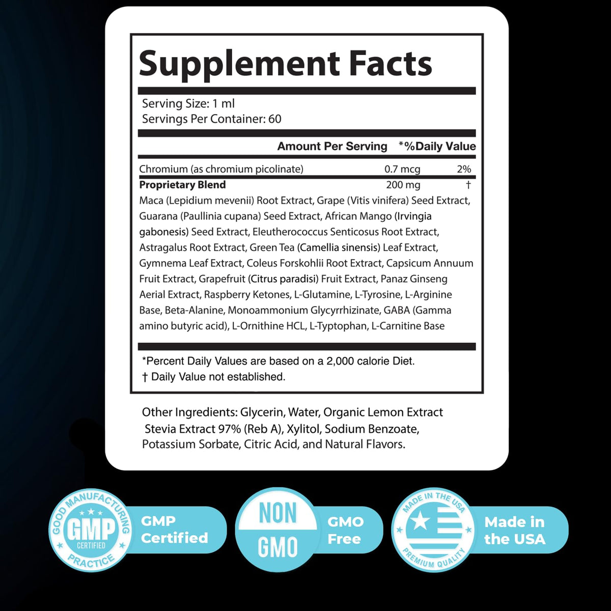 Nature’s NutriWave Audifort Drops – Herbal Liquid Supplement with Grape Seed & Panax Ginseng – Non-GMO, Easy-to-Take, Made in the USA – 60 Servings, 1 Month Supply - Maple Wellness Supplements
