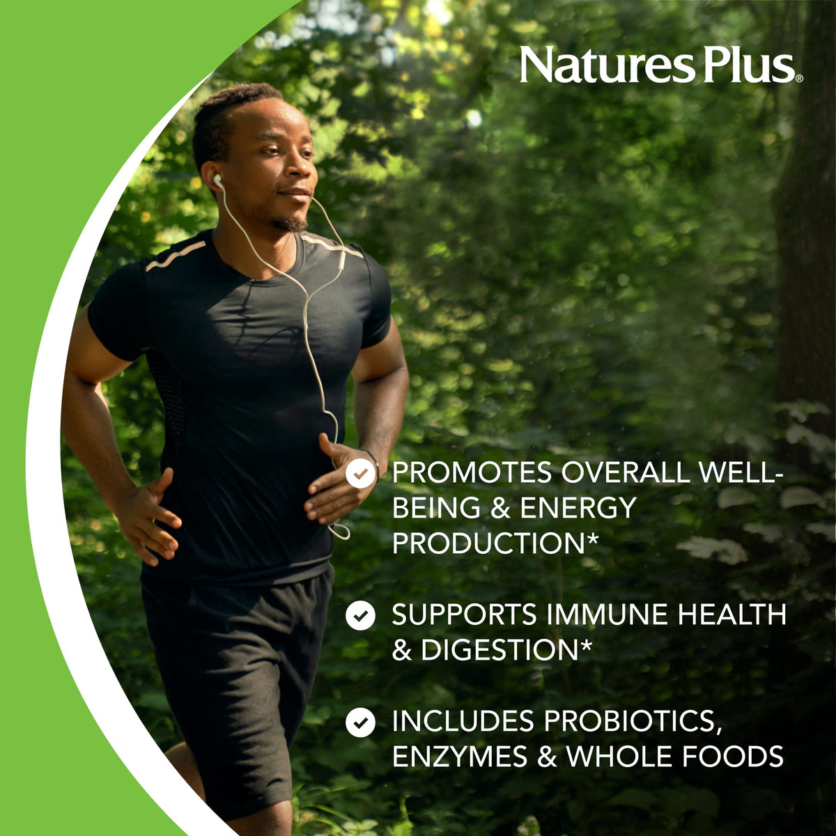 NaturesPlus Ultra Juice Green - 90 Bi-Layered Tablets - Supports Immune Health, Digestion & Energy Production - Organic, Non-GMO, Vegan, Gluten Free - 45 Servings - Maple Wellness Supplements