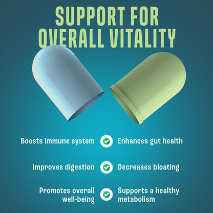 NAVEH PHARMA Adult Postbiotics Capsules for Women and Men | Postbiotics for Gut Health with 200X Ingredients Than Probiotic and Prebiotic | Supports Immunity, Digestion, Microbiome & Metabolism - Maple Wellness Supplements
