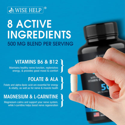 Neuropathy Support Natural Nerve Discomfort Relief - Made in USA - Nerve Antioxidant for Trigeminal Neuralgia, Diabetic & Peripheral Neuropathy - Hands, Neck, Feet & Toes Treatment Formula - Pack of 2 - Maple Wellness Supplements