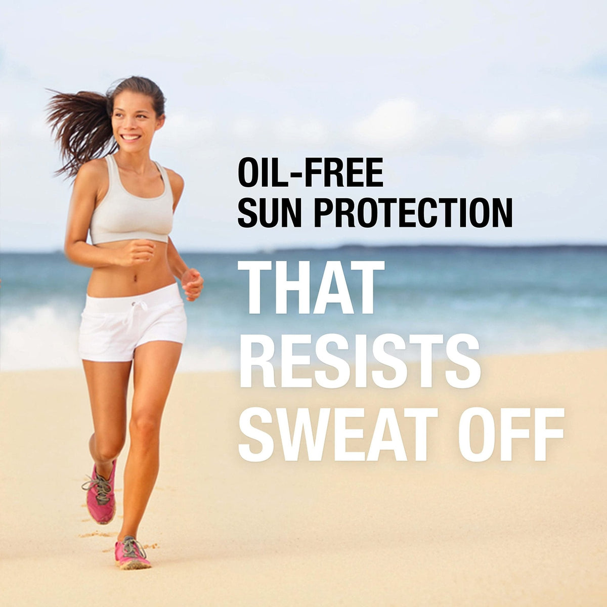 Neutrogena Sport Face Sunscreen SPF 70+, Oil-Free, 2.5 fl oz, Sweat & Water-Resistant - Maple Wellness Supplements