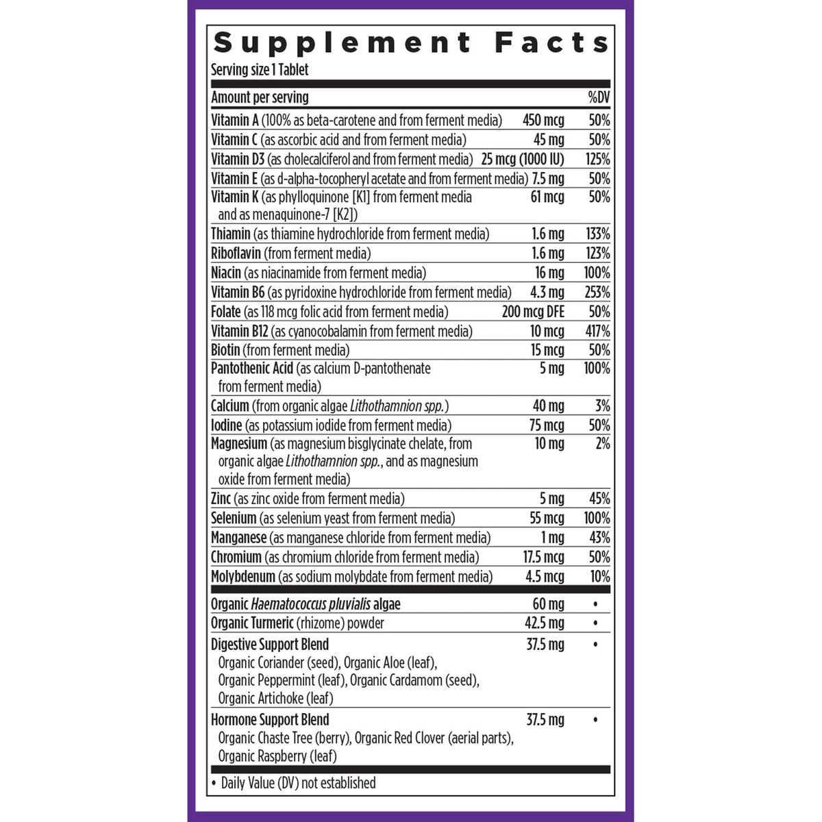 New Chapter Women’s Multivitamin 55+, Astaxanthin, B6, B12, D3, Vitamin C & Zinc, Immune, Heart, Cellular Energy, and Bone Support, Gentle on The Stomach - Maple Wellness Supplements