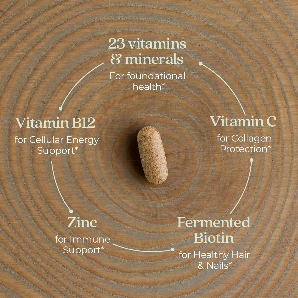 New Chapter Women’s Multivitamin, Iron, B6, B12, Biotin for Hair Growth, D3, Vit C, Zinc for Immune & Stress Support, Gentle on an Empty Stomach, One Daily, Non-GMO, Gluten-Free, 18+, 72 Tablets - Maple Wellness Supplements